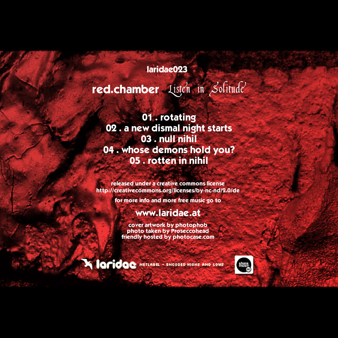 laridae023 - Red Chamber - Listen In Solitude (download) - Image 3
